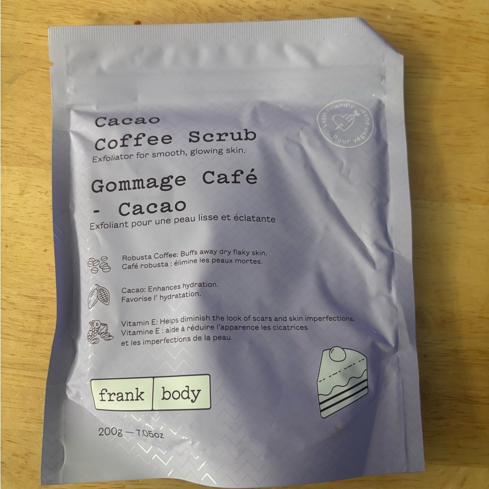 New Frank Body Cacao Coffee Scrub